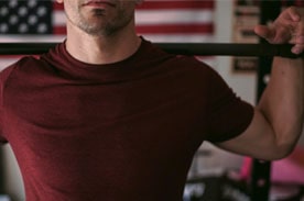 Man Lifting Weights