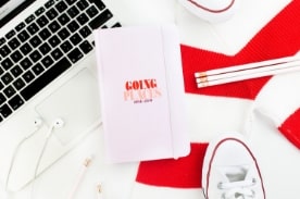 journal and computer