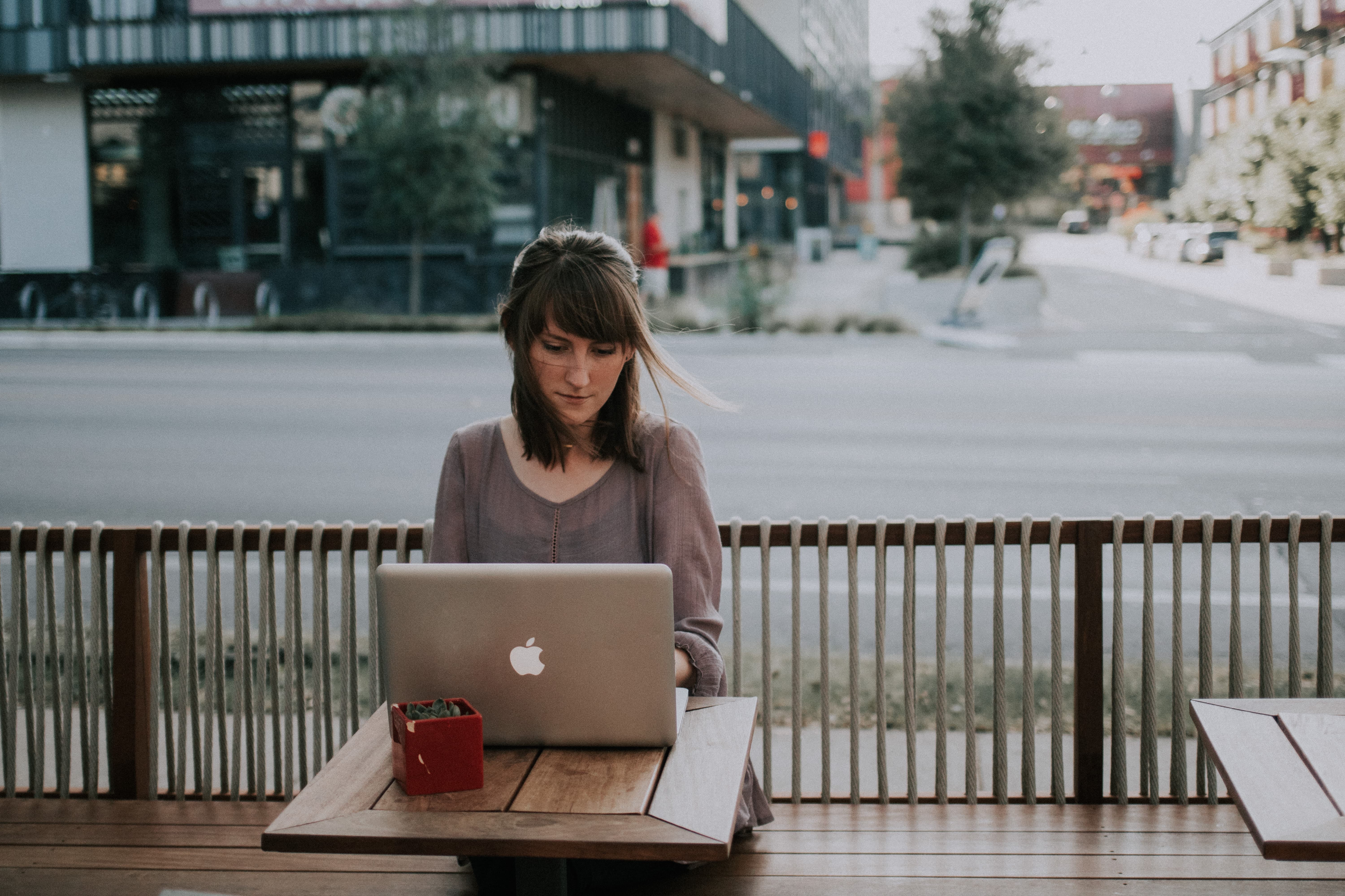 Girl at Computer
