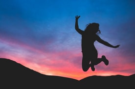 girl jumping