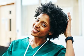 Female professional nurse