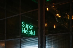 super helpful sign