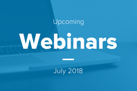 Upcoming Webinars 2018.