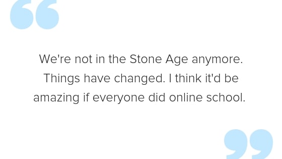 high school testimonial