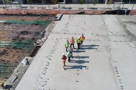 workers inspecting worksite
