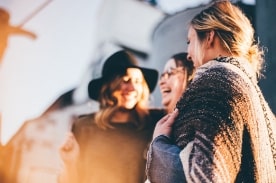 friends laughing