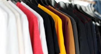 hanging shirts