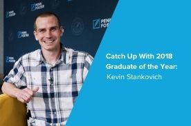 Graduate of the Year Kevin Stankovich.