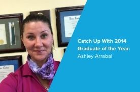 2014 Graduate of the Year Ashley Arrabal.