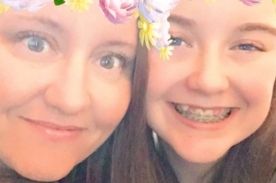 Paula Peper and her daughter Madison.