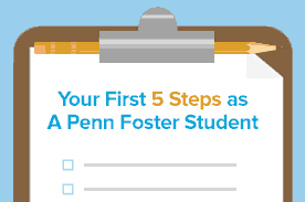 first steps as a penn foster student