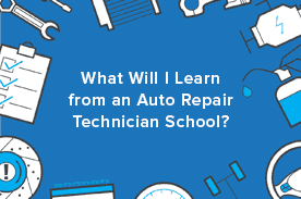 what will I learn in auto repair school.