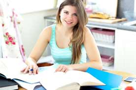 Homeschool student college prep