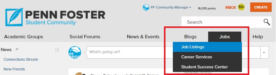 penn foster job board