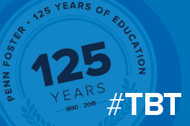 Penn Foster 125 Anniversary #tbt "Blue".