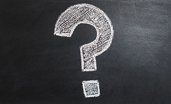 A question mark.