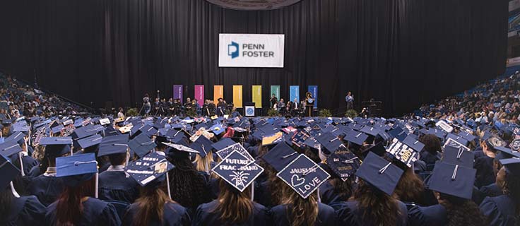 Penn Foster graduation ceremony.