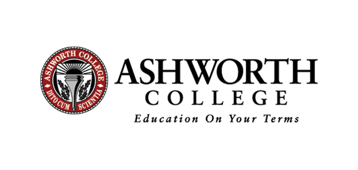 Ashworth College logo.