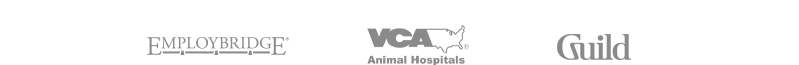 Employbridge, VCA & Guild logos.